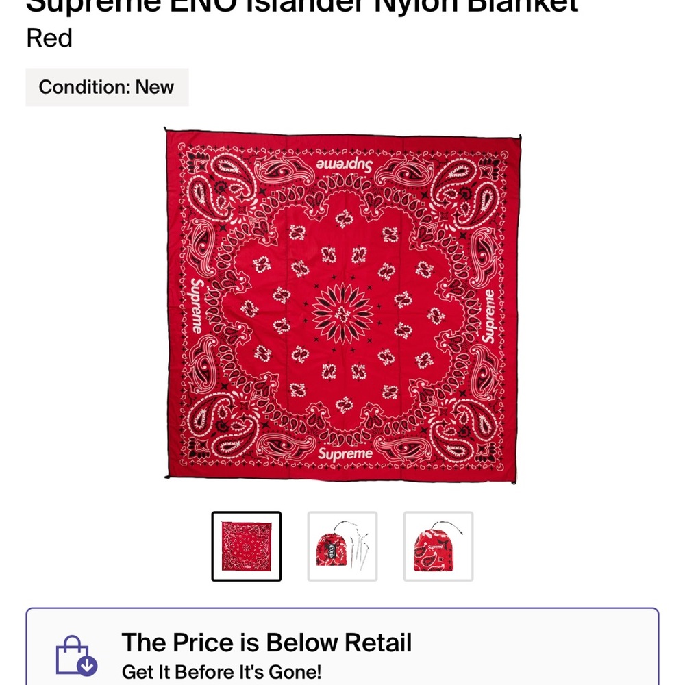 Supreme ENO Islander Nylon Blanket